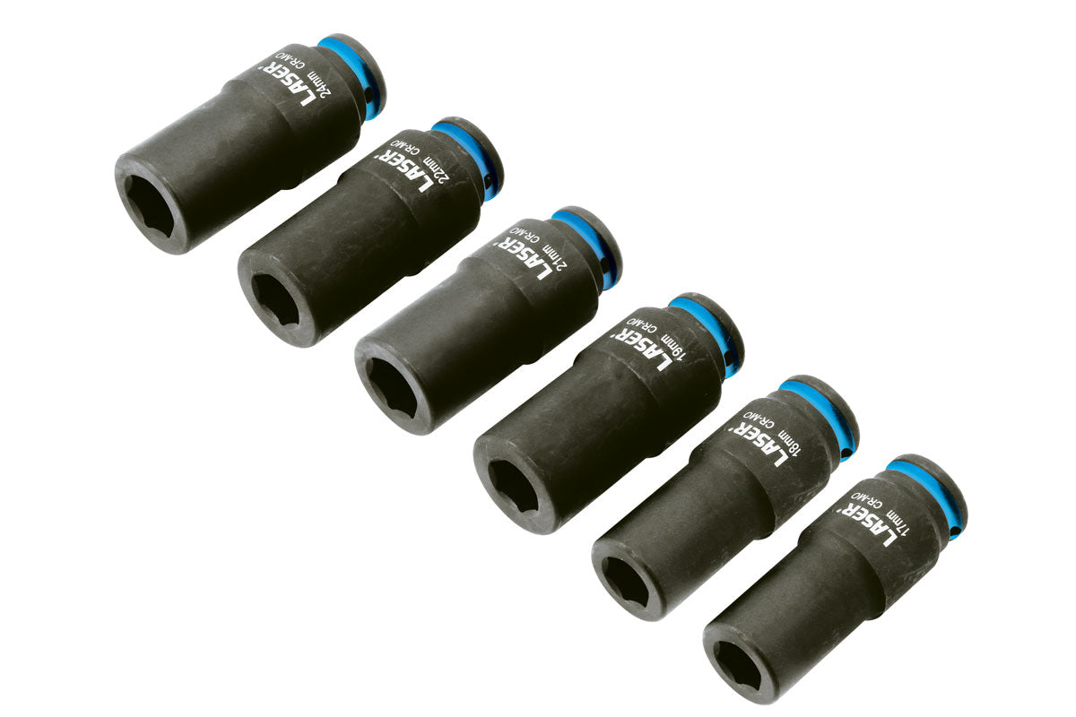 Laser Tools Weighted Socket Set 1/2"D 6pc 9172