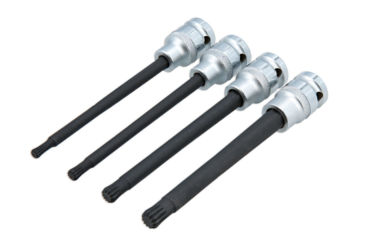 Laser Tools Ball Ended Triple Square Bit Sockets 4pc 9207