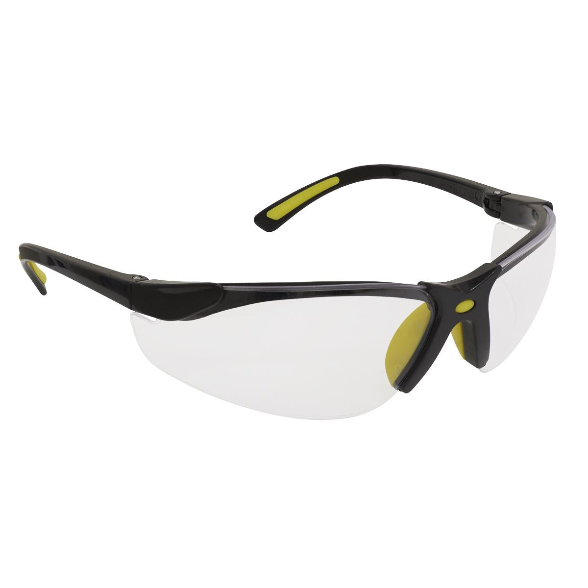Sealey Zante Style Clear Safety Glasses with Flexi Arms 9213