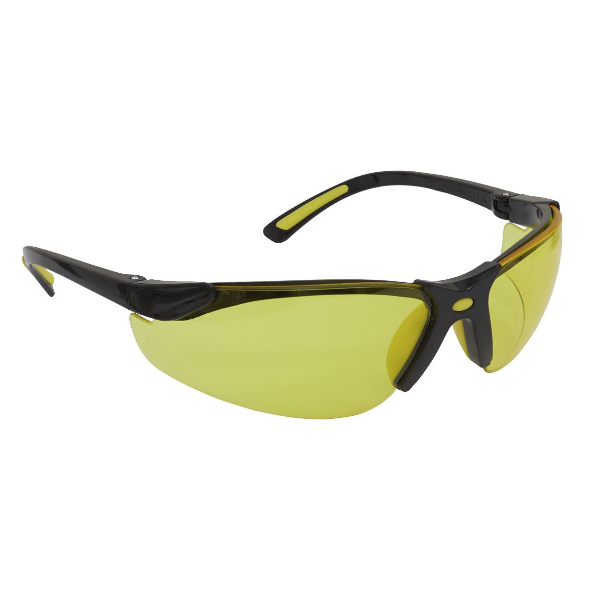 Sealey Zante Style Amber Lens Safety Glasses with Flexi Arms 9215