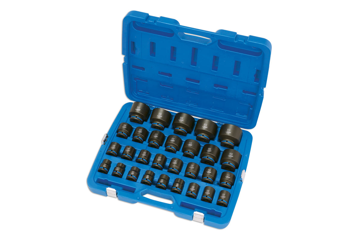 Laser Tools Standard Length Impact Socket Set 3/4"D 29pc 9223