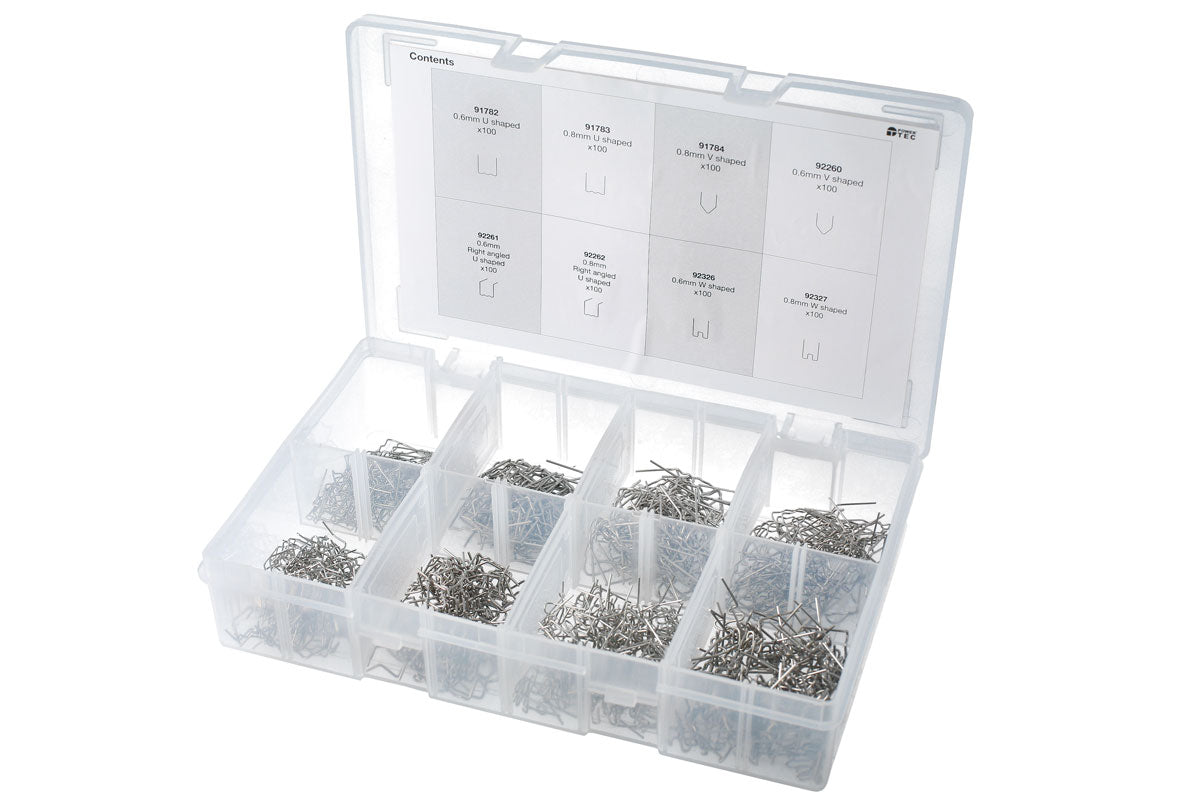 Power-TEC Assorted Staples for Hot Stapler 800pc 92382