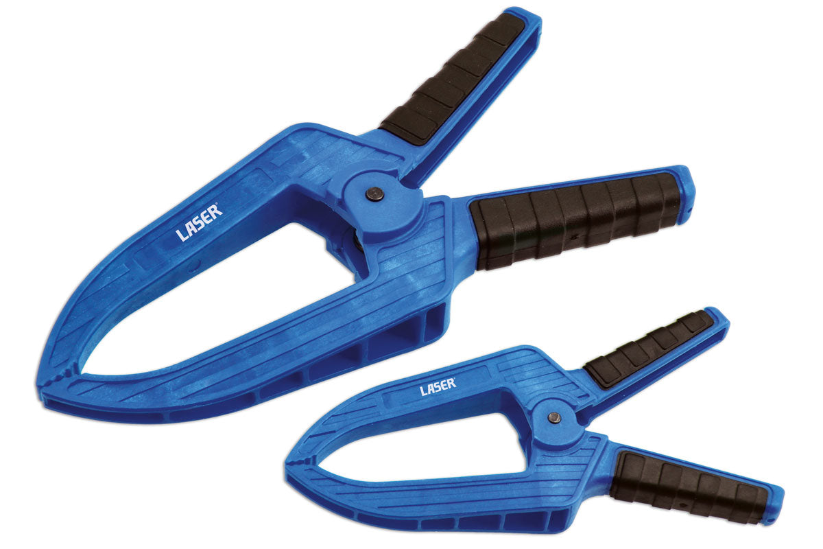 Laser Tools Composite Plastic Spring-Loaded Clamp Set 4pc 9245