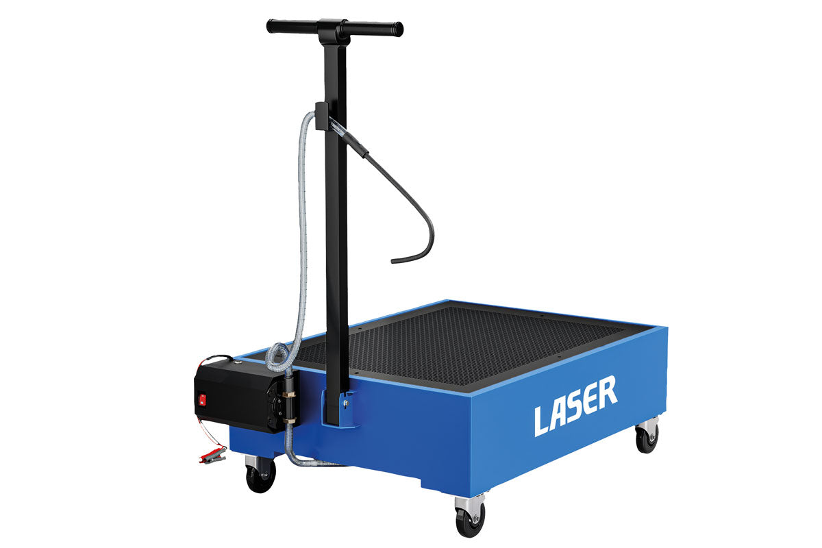 Laser Tools Low Level Oil Drainer with Electric Pump Out 76L 9253