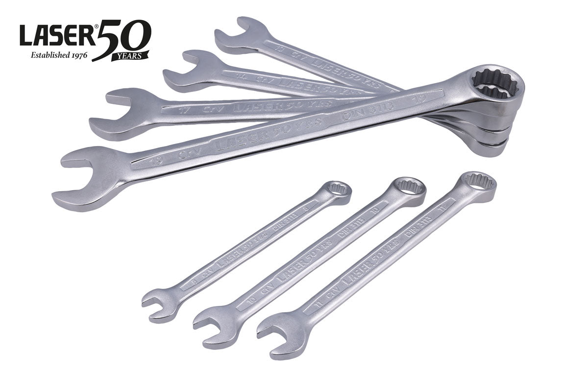 Laser Tools Combination Spanner Set 6 - 24mm - 14pc - 50th Anniversary 9265