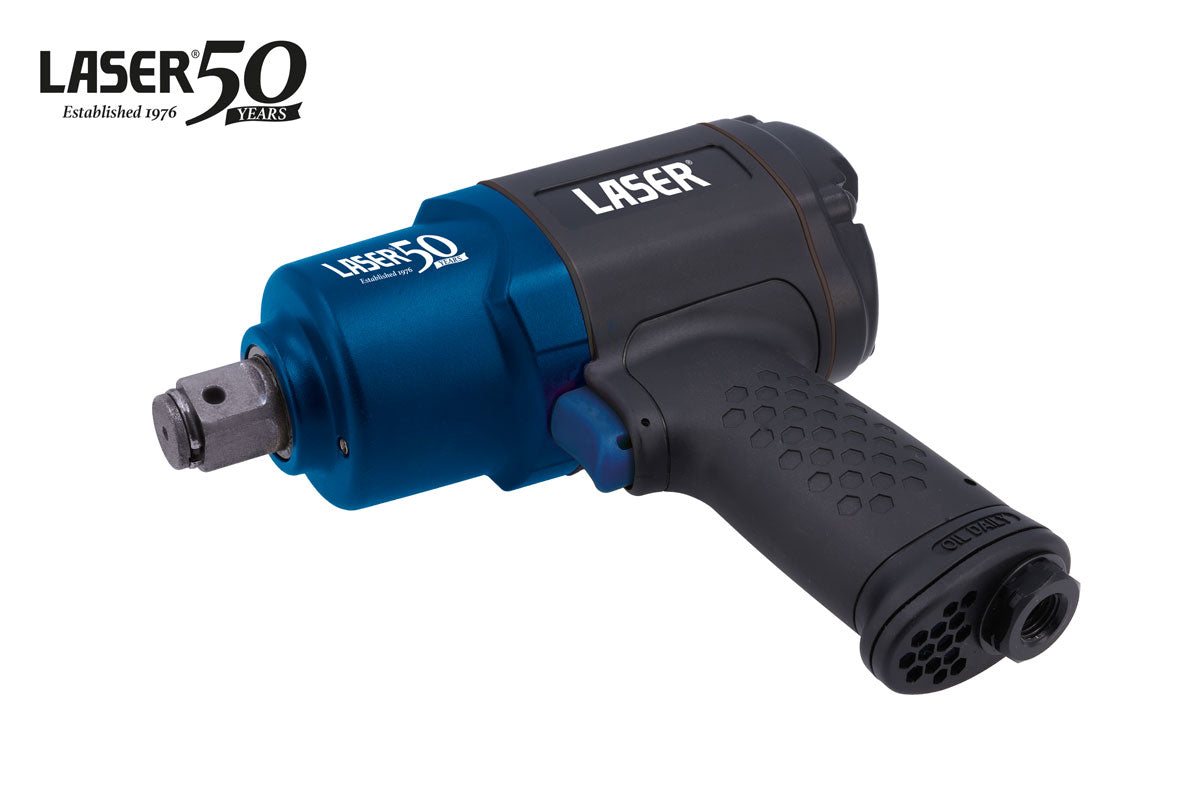 Laser Tools Magnesium Alloy Twin Hammer Impact Wrench 3/4"D - 50th Anniversary 9291