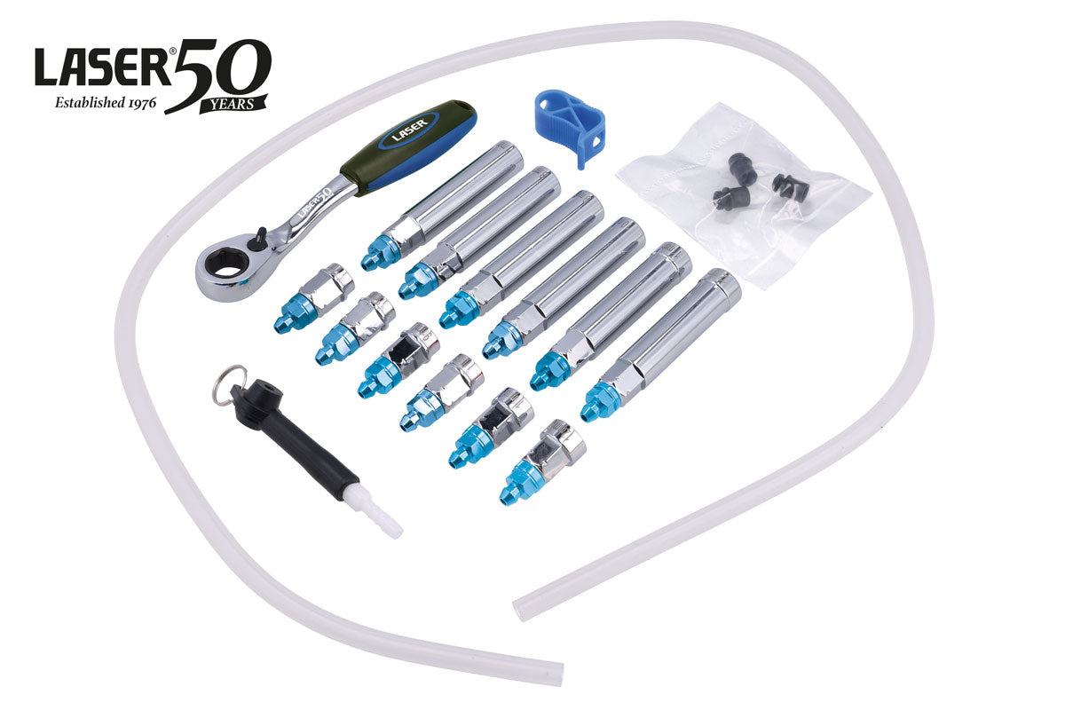Laser Tools Brake Bleed Master Wrench Set 19pc - 50th Anniversary 9362