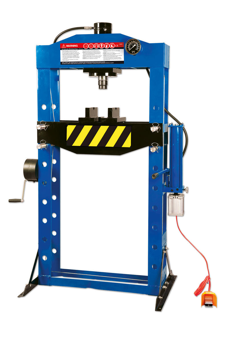 Laser Tools Air-Hydraulic Workshop Press 50 Tonne 9372