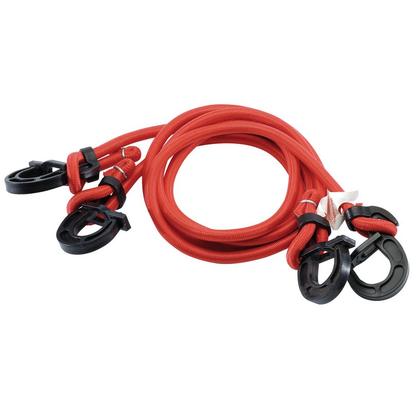 Draper Adjustable Bungees Pack of 2 Stretch between 200-1000mm Steel Hooks 94193