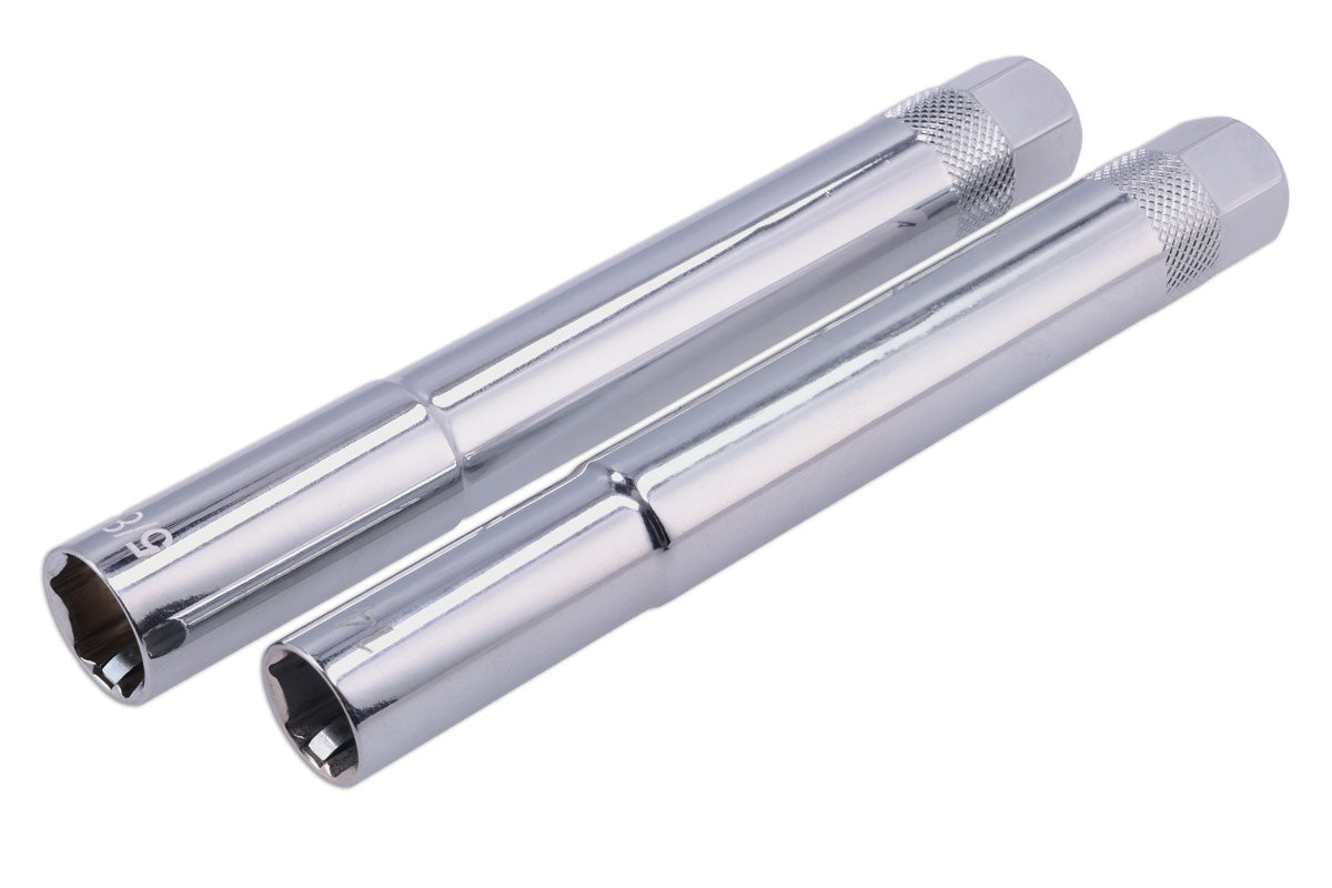 Laser Tools Spark Plug Holding Sockets 3/8"D 2pc - 14mm & 16mm 9433