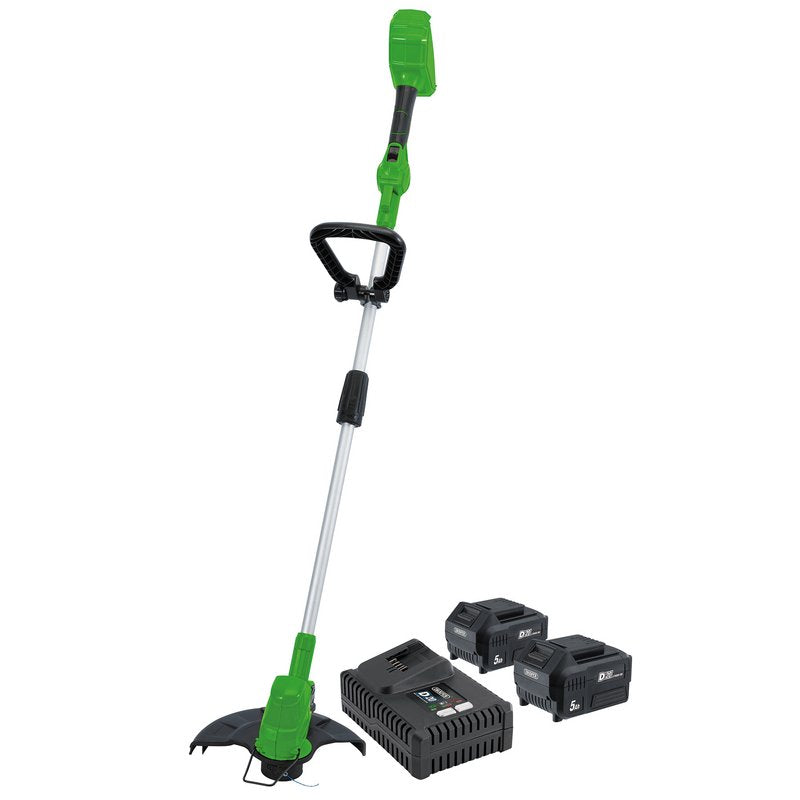 Draper D20 40V Grass Trimmer Kit 2 x 5.0Ah Battery 1 x Fast Charger 94580
