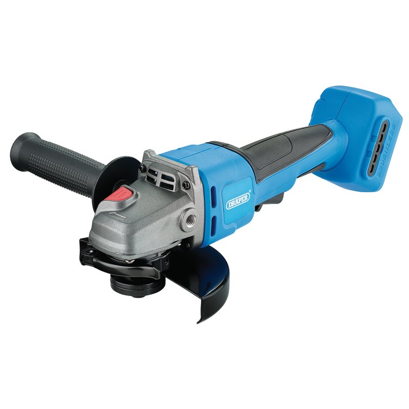 Draper D20 20V Brushless Angle Grinder 115 125mm Sold Bare Brushless 98104