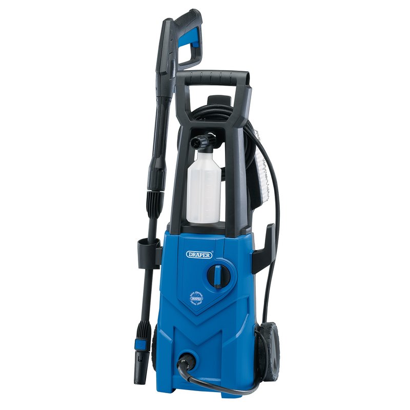 Draper Pressure Washer 1600W 135bar 230V Hose length 5m Cable length 5m 98676