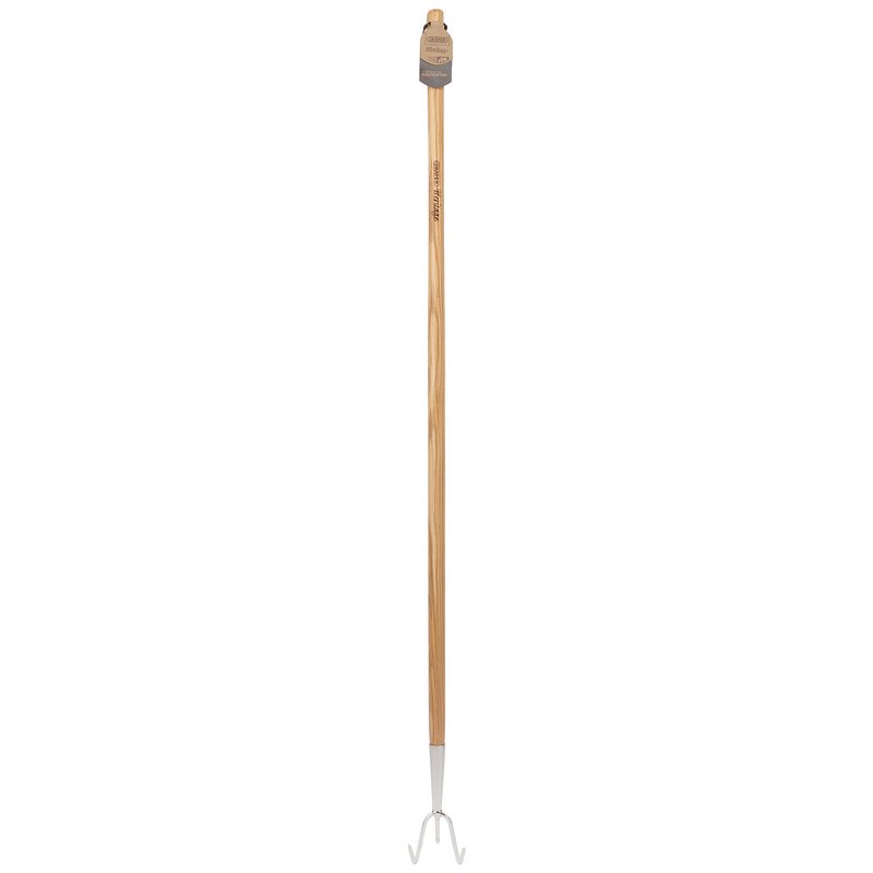 Draper Heritage Stainless Steel 3 Prong Cultivator with Ash Handle 99017