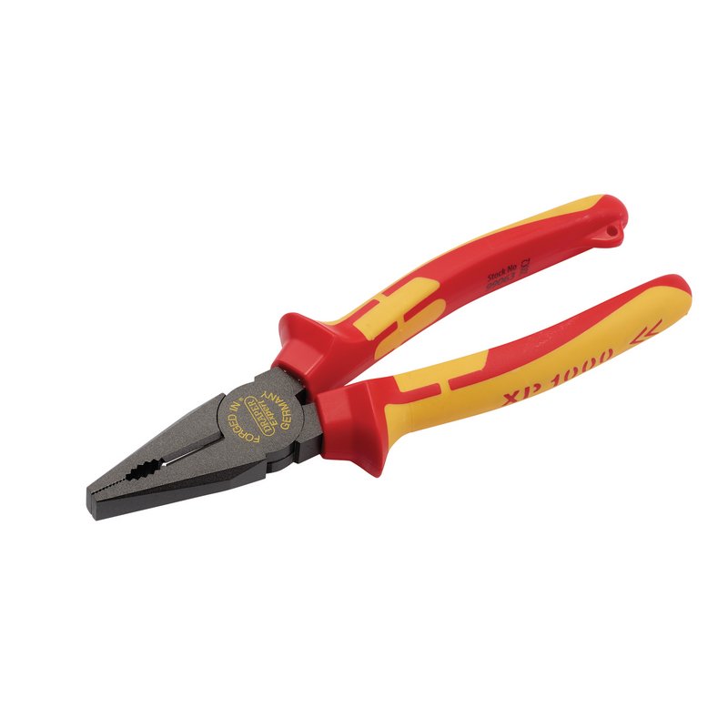 Draper XP1000 VDE Combination Pliers, 200mm, Tethered