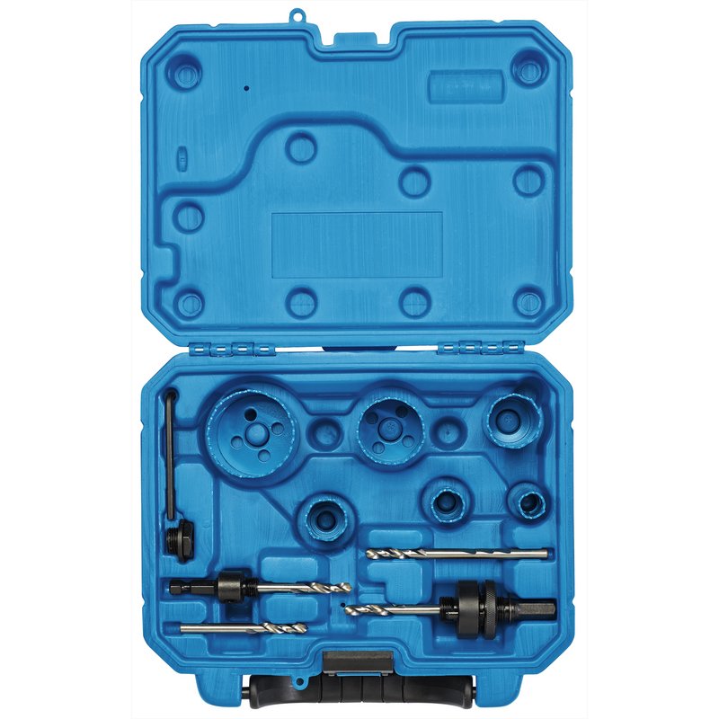Draper Electrician's Hole Saw Kit 12 Piece Variable Pitch Bi Metal 99325