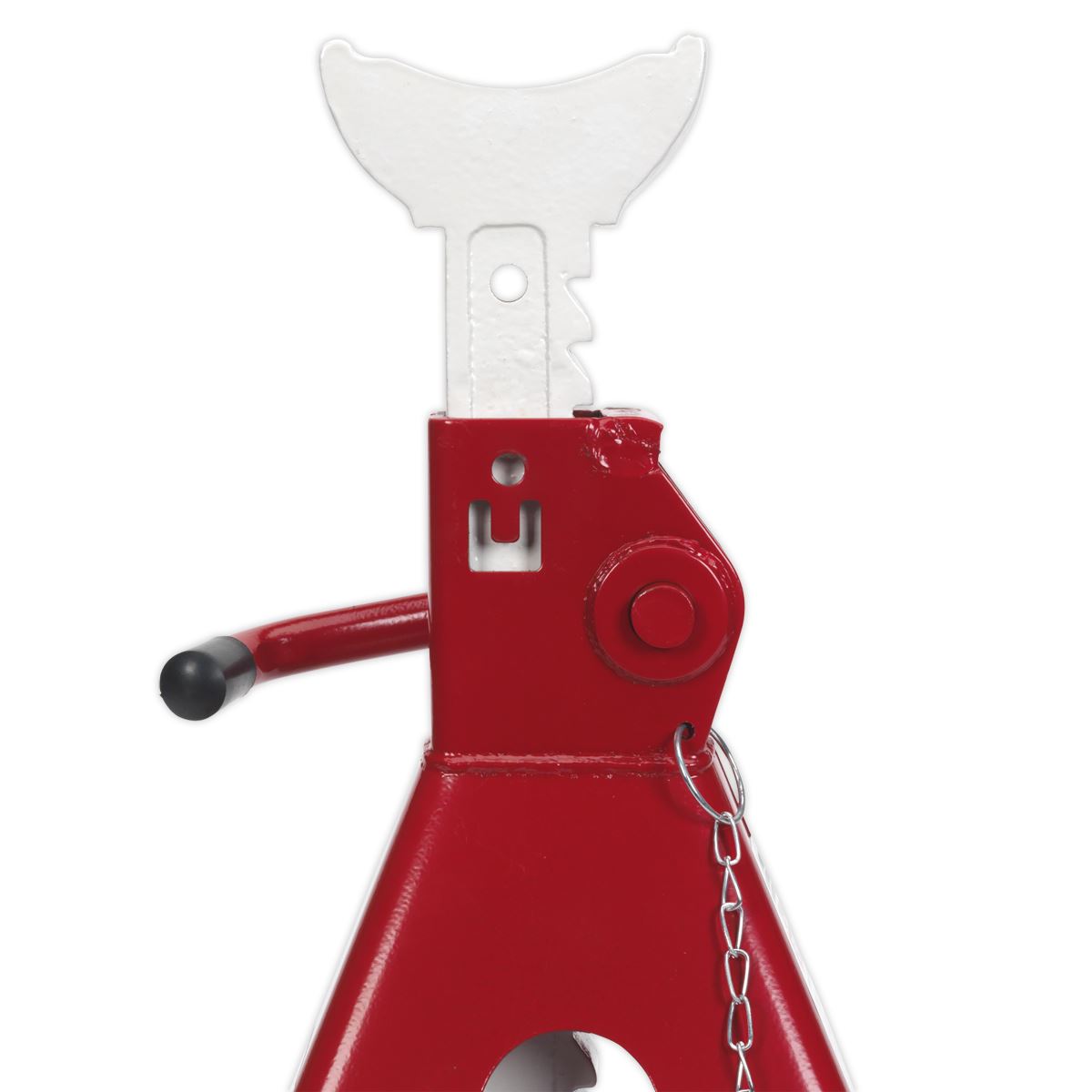 Sealey Axle Stands (Pair) 5 Tonne Capacity per Stand Auto Rise Ratchet AAS5000
