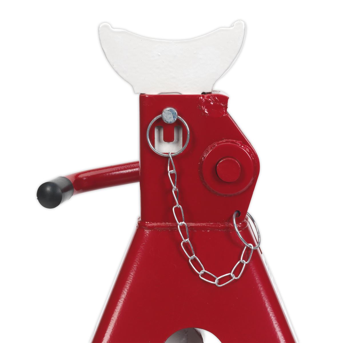 Sealey Axle Stands (Pair) 5 Tonne Capacity per Stand Auto Rise Ratchet AAS5000
