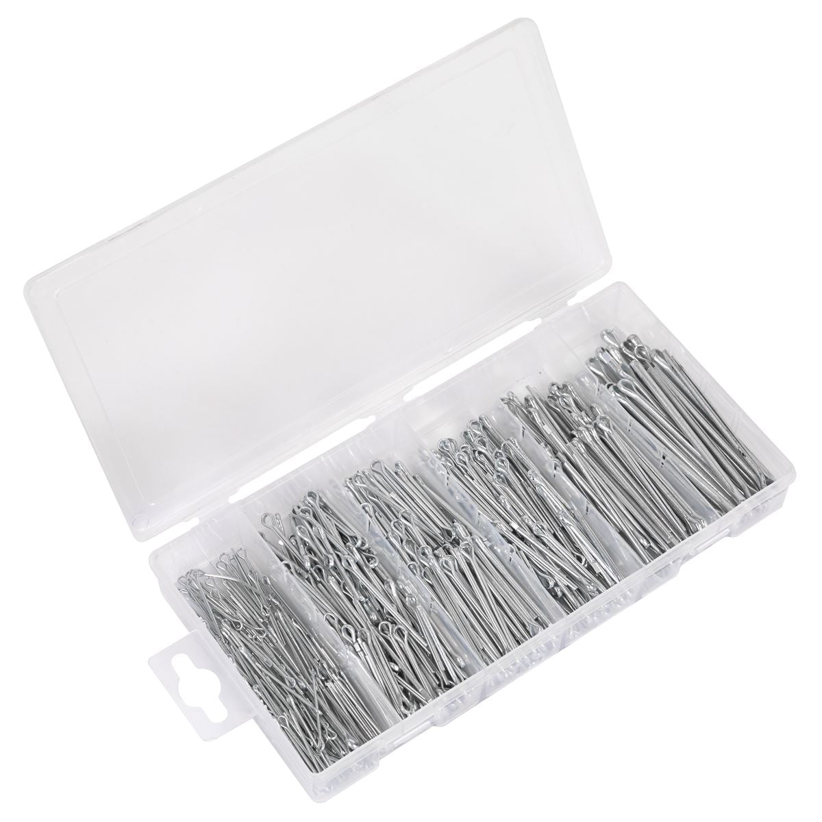 Sealey Split Pin Assortment 555pc Small Sizes Metric & Imperial AB001SP
