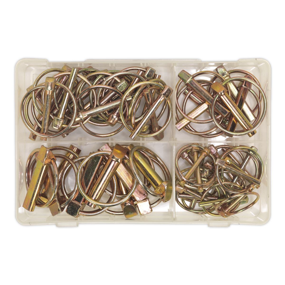 Sealey Linch Pin Assortment 50pc Metric AB022LP