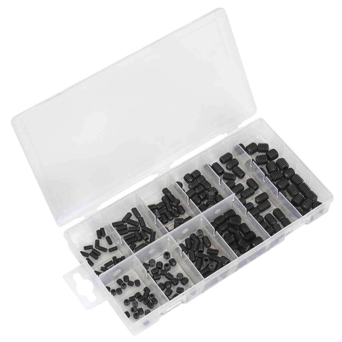Sealey Grub Screw Assortment 250pc DIN 916 M4-M10 Metric AB045GS