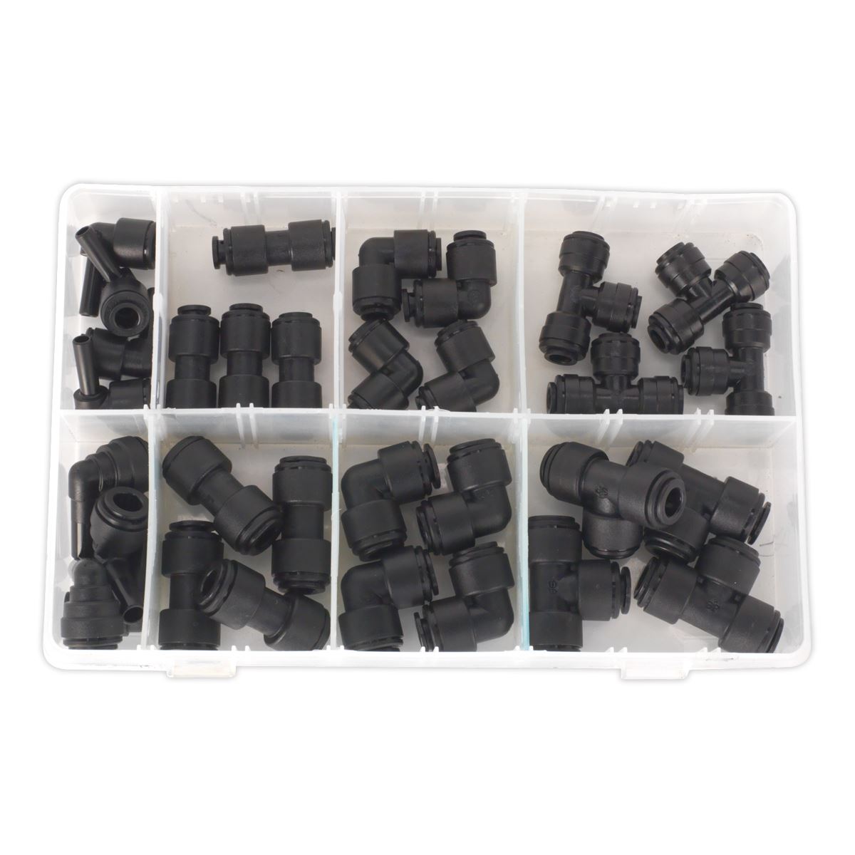Sealey Speedfit Coupling Assortment Kit 32pc 6 & 8mm Metric AB069JG