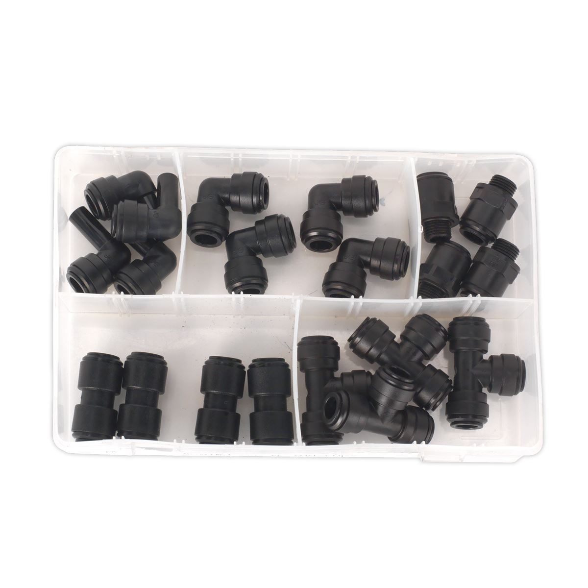 Sealey Speedfit Coupling Assortment Kit 20pc 10mm Metric AB070JG