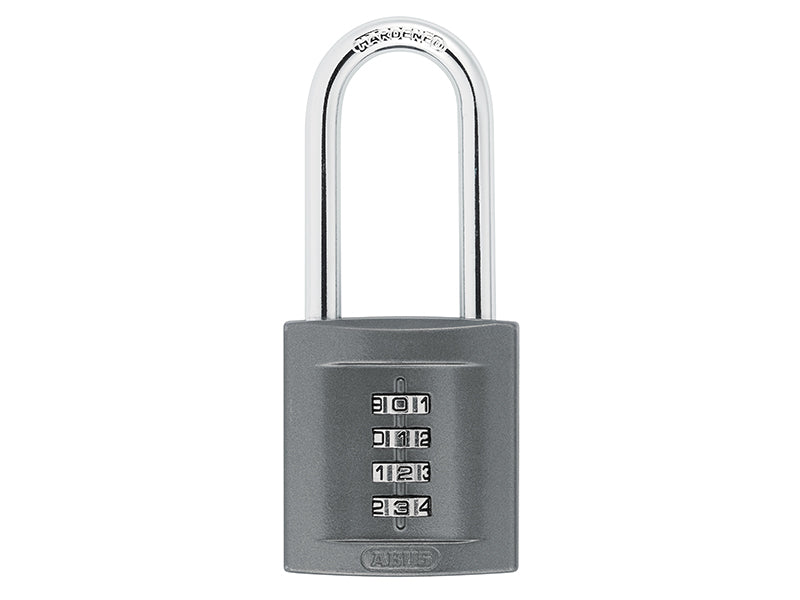 ABUS Mechanical 158/50HB50 50mm Combination Padlock (4-Digit) Long Shackle ABU15850LS