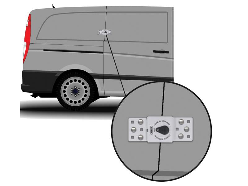 ABUS Mechanical 142 Series Sliding Door Van Lock & 26/70mm Diskus® Padlock ABU83978