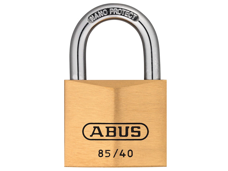 ABUS Mechanical 85/40mm Brass Padlock Carded ABU8540C