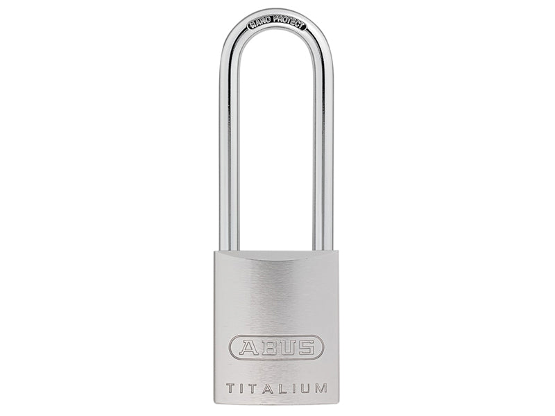 ABUS Mechanical 86TI/45mm TITALIUM™ Padlock Without Cylinder 80mm Long Shackle ABU86TI45LS