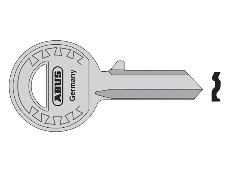 ABUS Mechanical 24-41-885 Right Hand 4 Pin Key Blank ABUKB02706