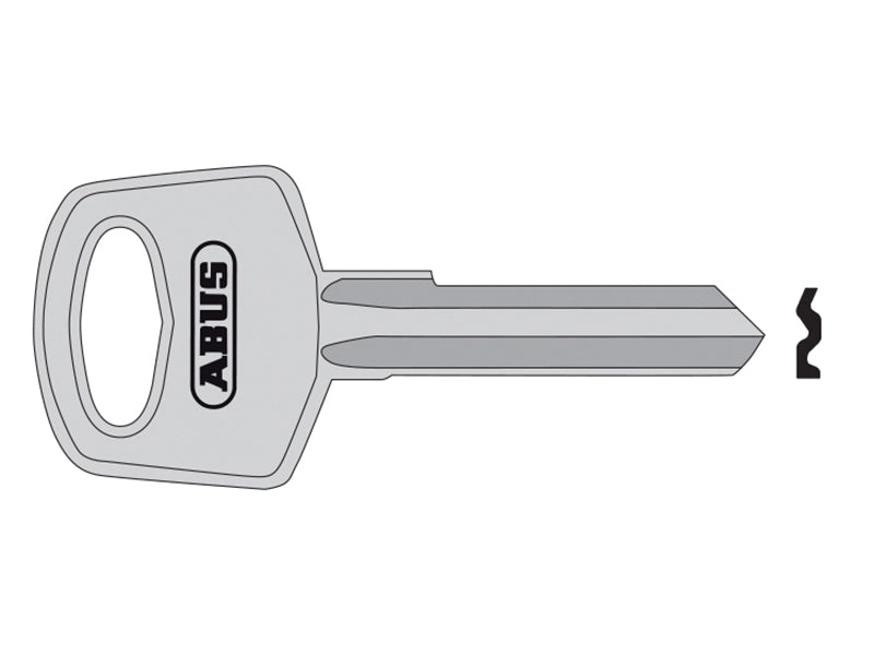 ABUS Mechanical 34 Right Hand 6 Pin Key Blank ABUKB20066