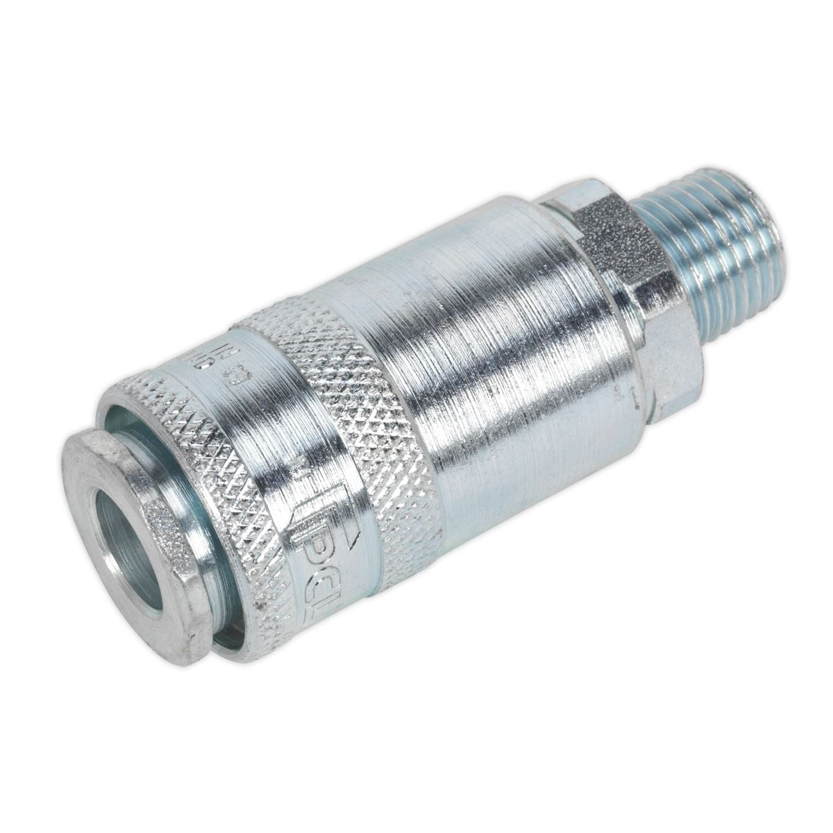 Sealey Coupling Body Male 1/4"BSPT Pack of 50 For Air Tools AC01BP