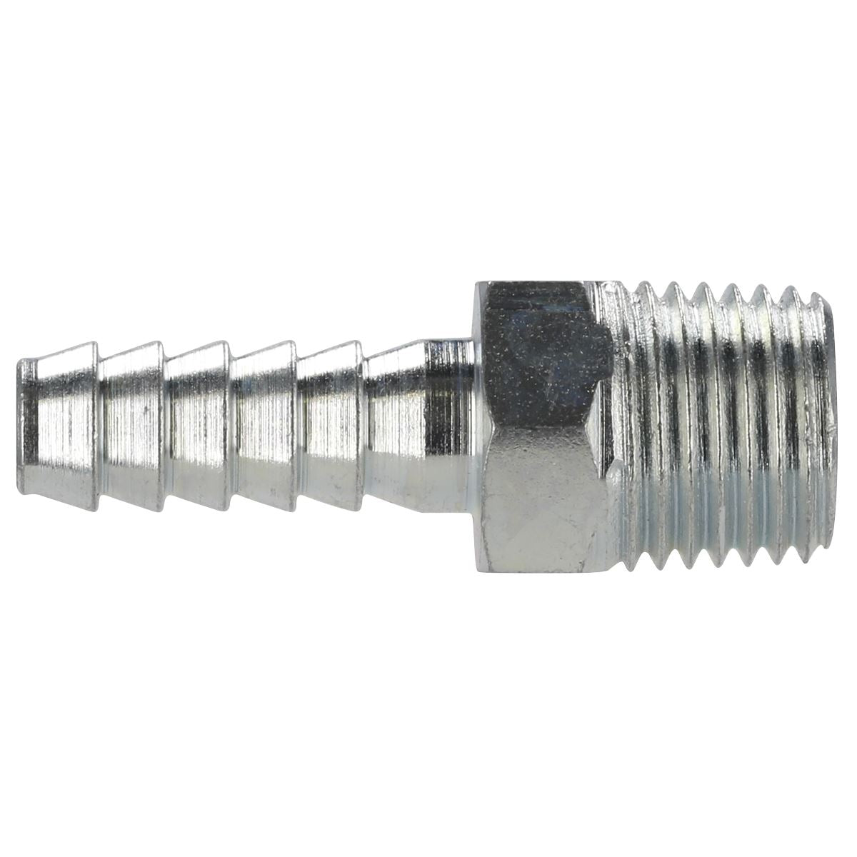 Sealey Screwed Air Tool Tailpiece Male 1/4"BSPT 1/4" Hose Pack of 5 AC08