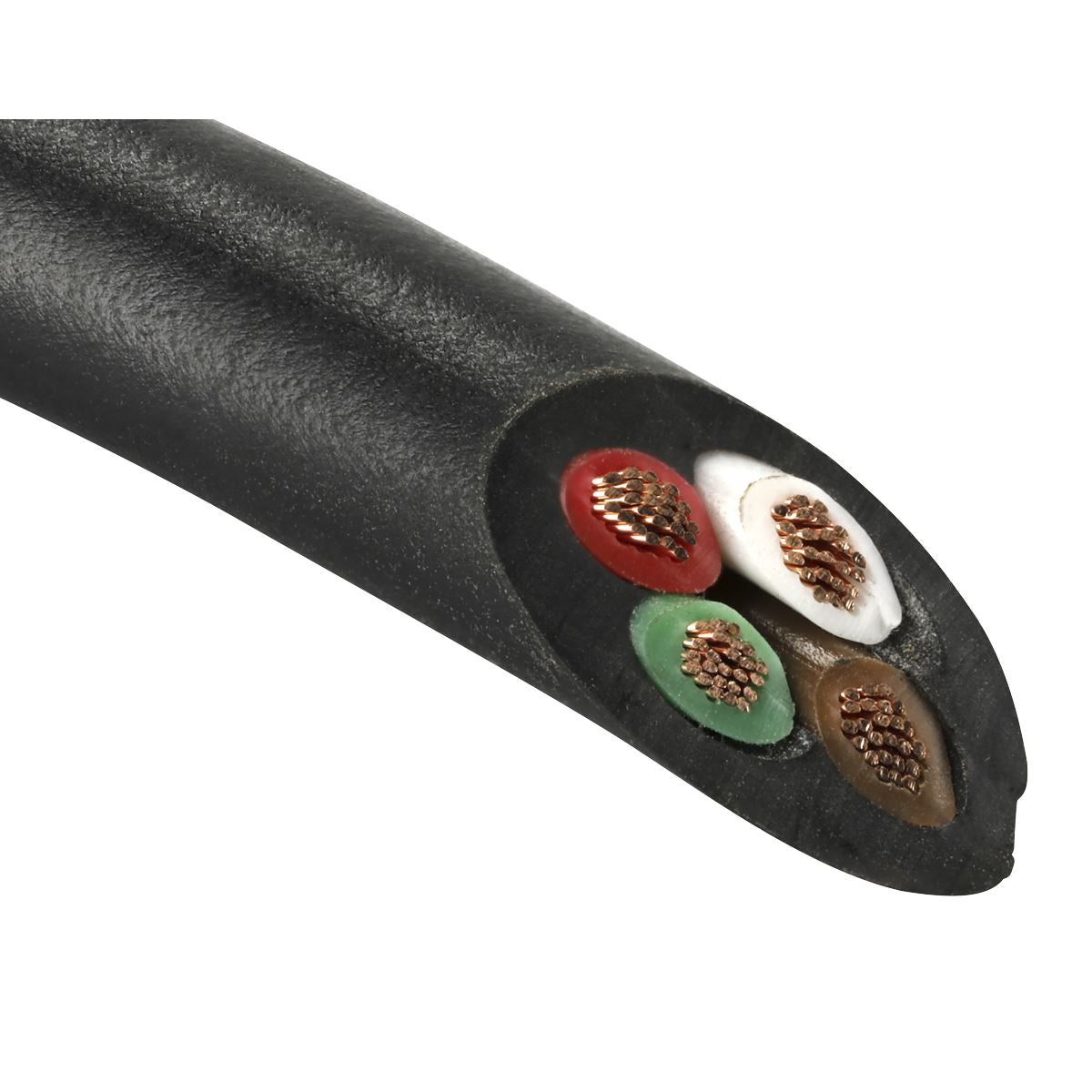 Sealey Automotive Cable Thin Wall 4 x 0.75mm� 24/0.20mm 30m Black AC24204CTH