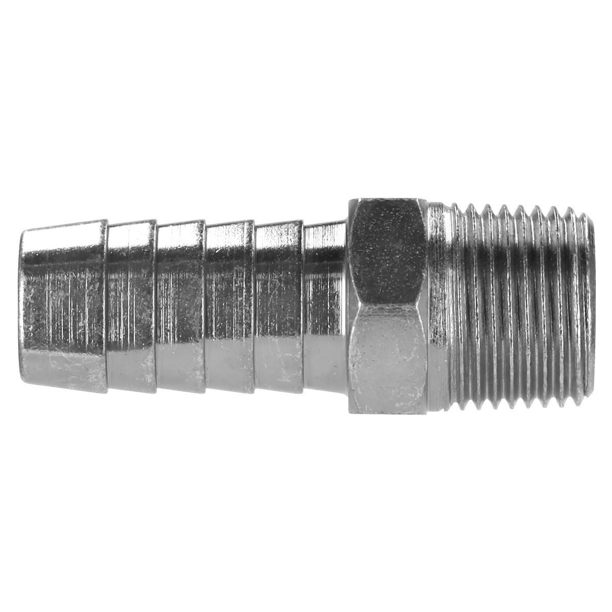 Sealey Screwed Air Tool Tailpiece Male 3/8"BSPT 1/2" Hose Pack of 5 AC42