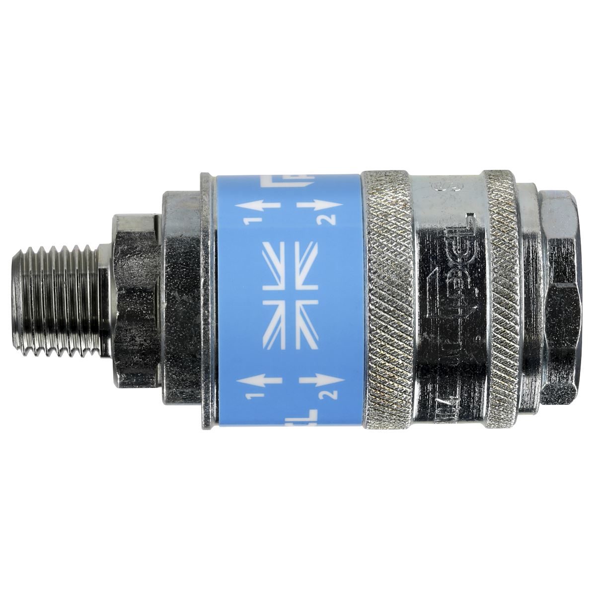 Sealey Safety Coupling Body Male 1/4"BSPT Compatible With PCL Adaptors AC56
