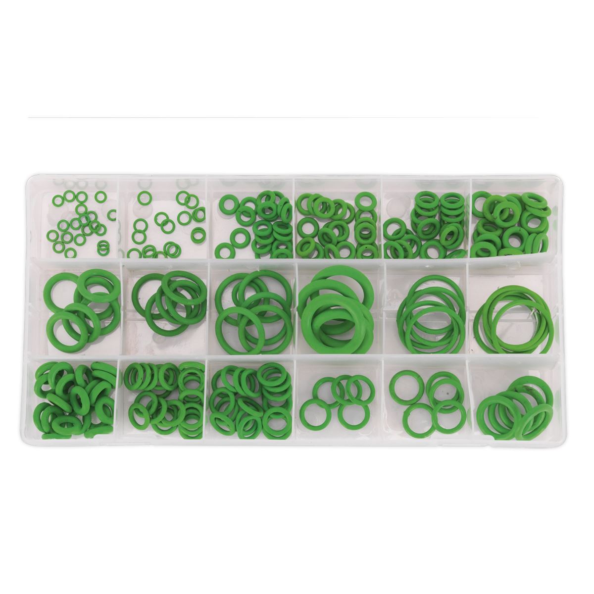 Sealey Air Conditioning Rubber O-Ring Assortment 225pc - Metric ACOR225