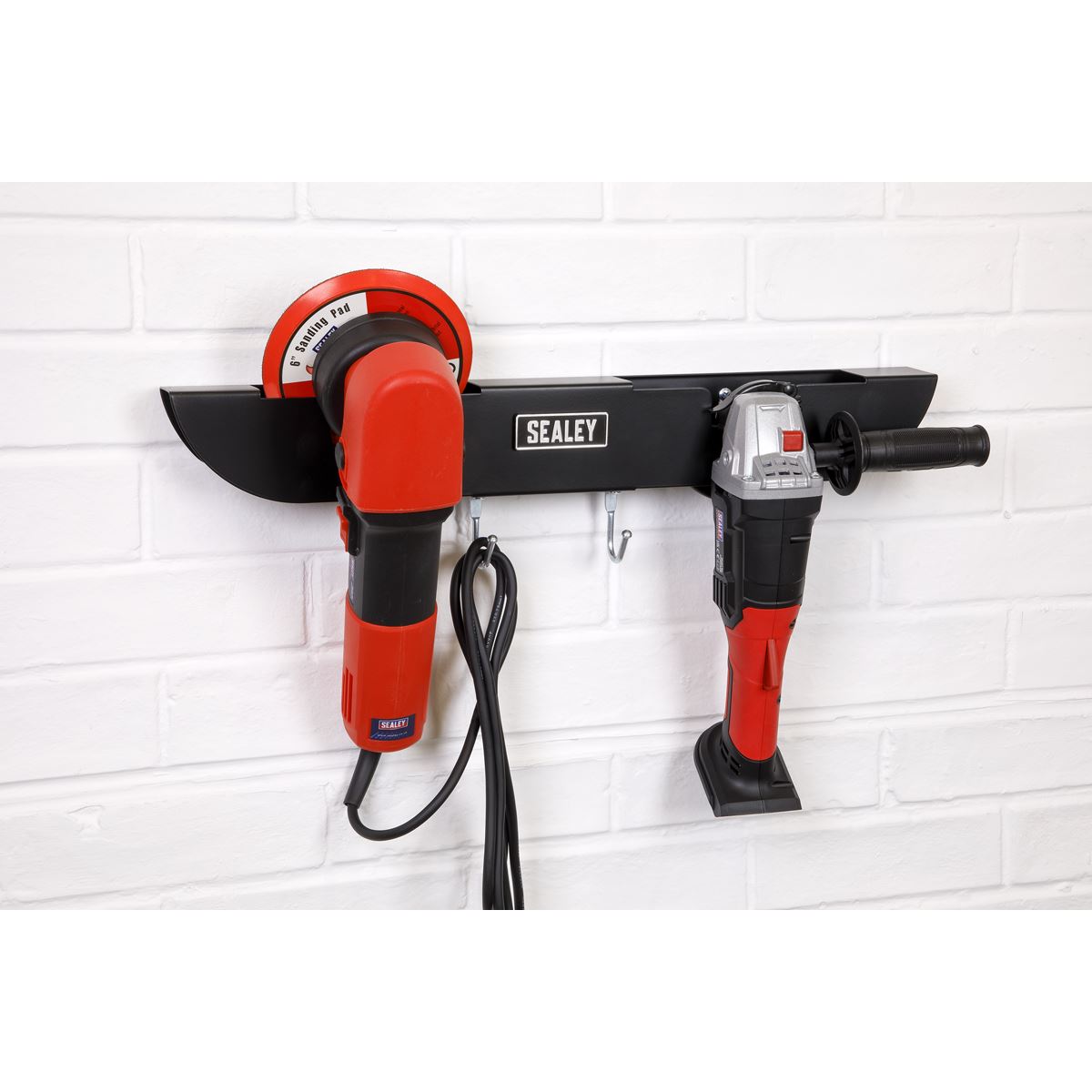 Sealey Angle Grinder Storage Rack 2-Bay AGSR2