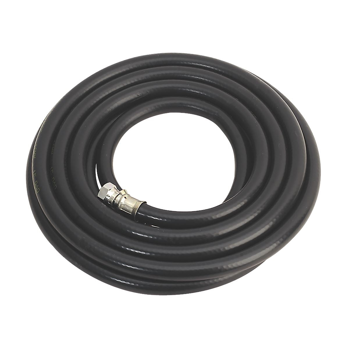 Sealey Air Line Hose 5m x 10mm With 1/4"BSP Unions Heavy Duty AH5RX/38