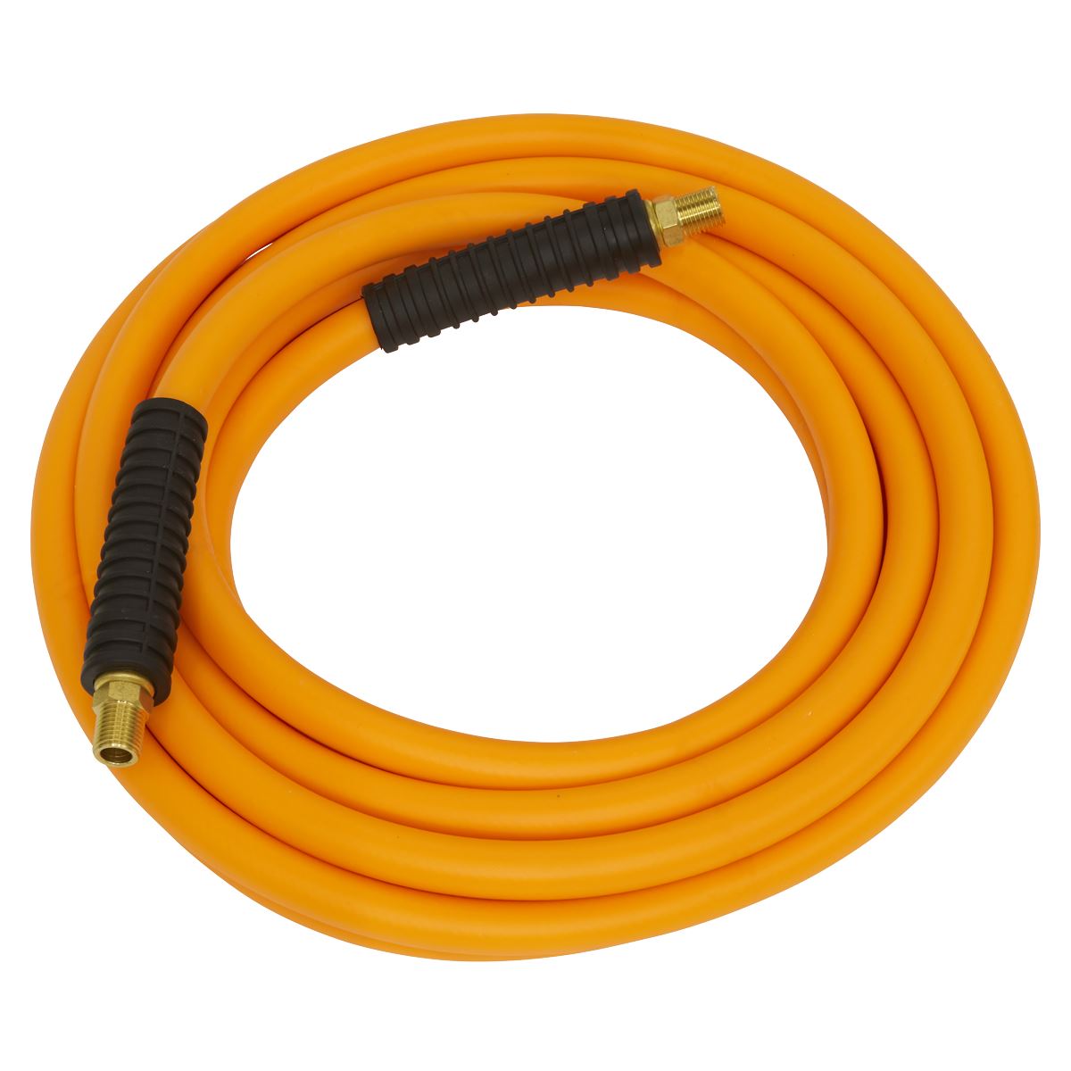 Sealey Air Line Hose 15m x 8mm Hybrid High Visibility With 1/4"BSP Union AHHC15