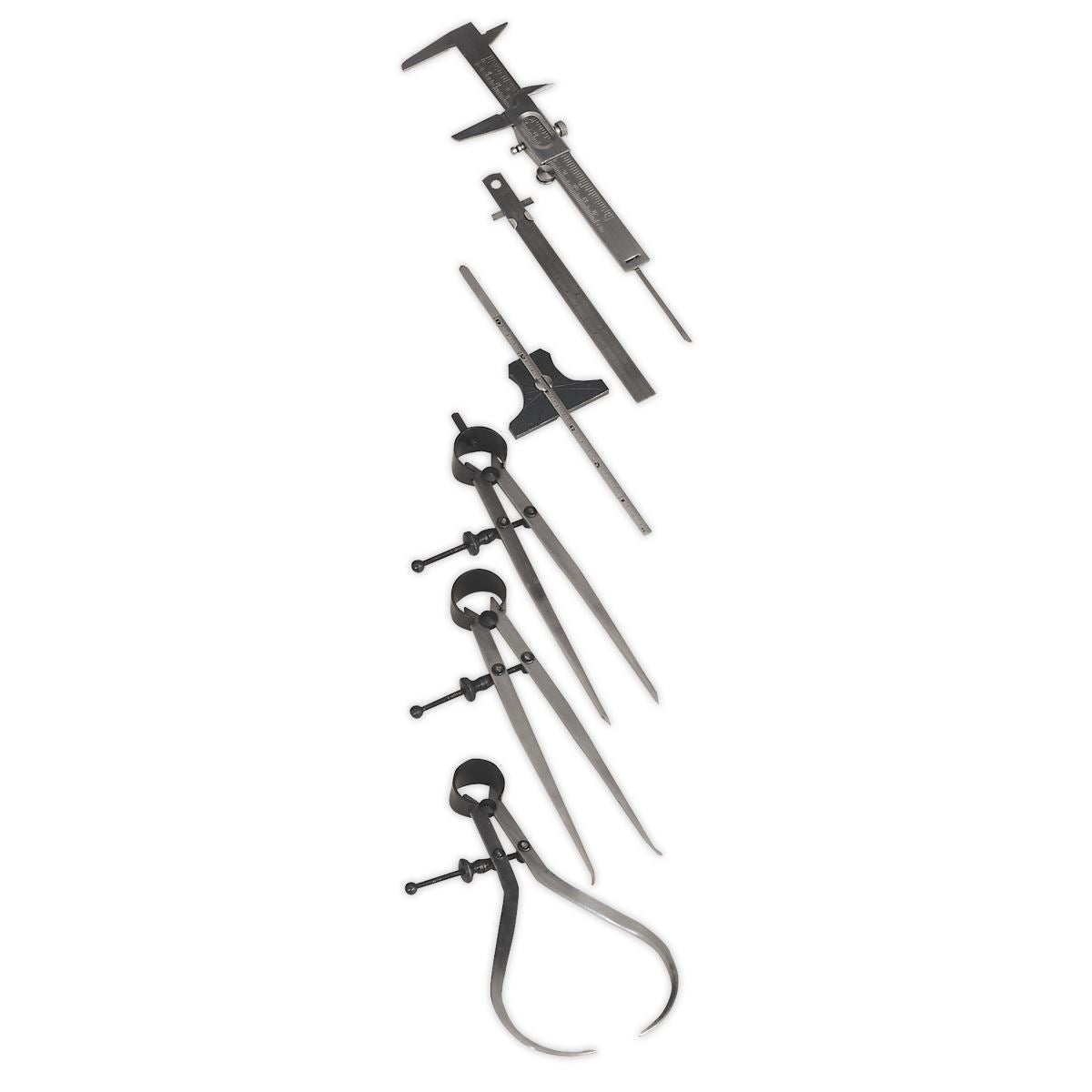 Sealey Professional Measuring Tool Set 6pc AK10000