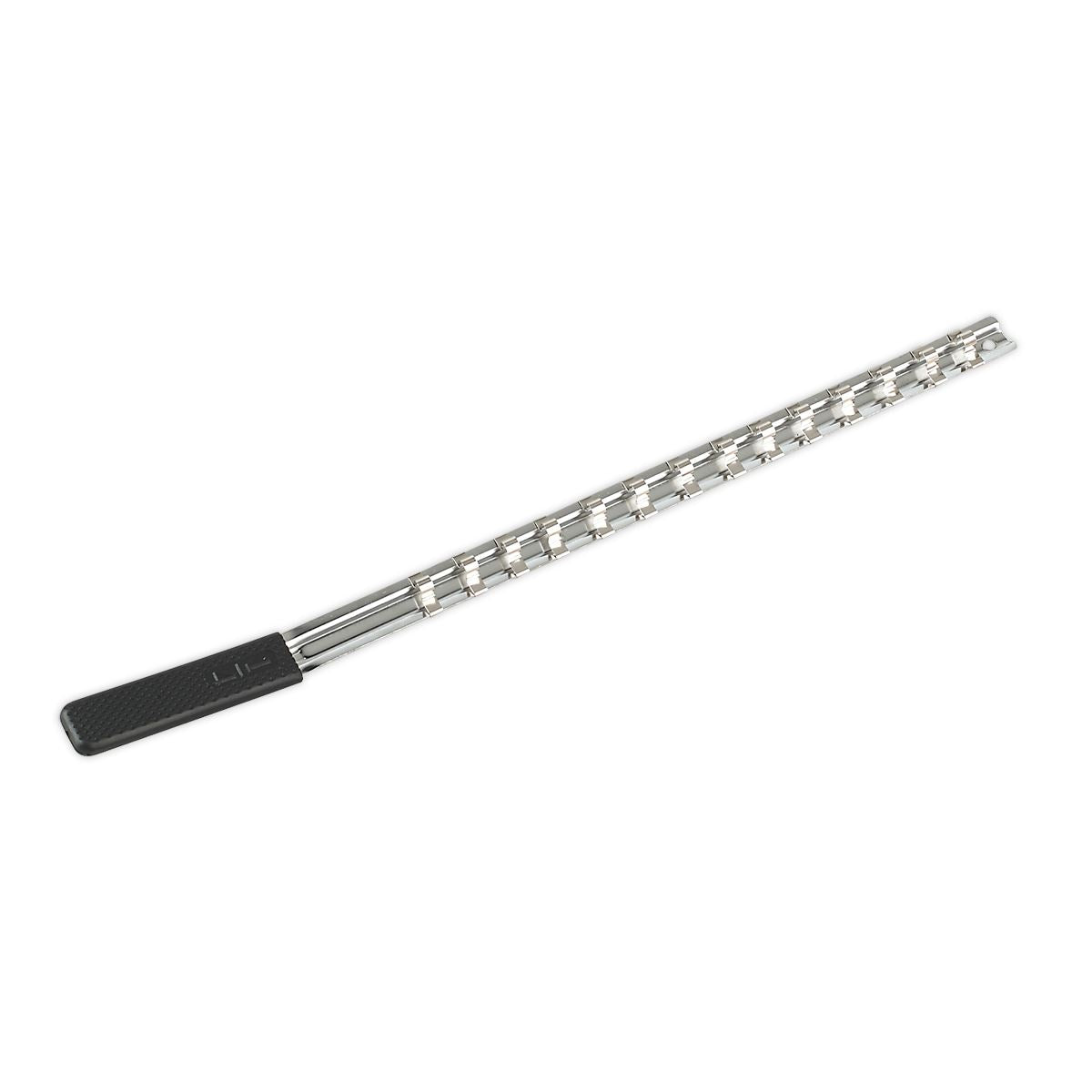 Sealey 1/4"Sq Drive Socket Retaining Rail with 14 Clips AK1414