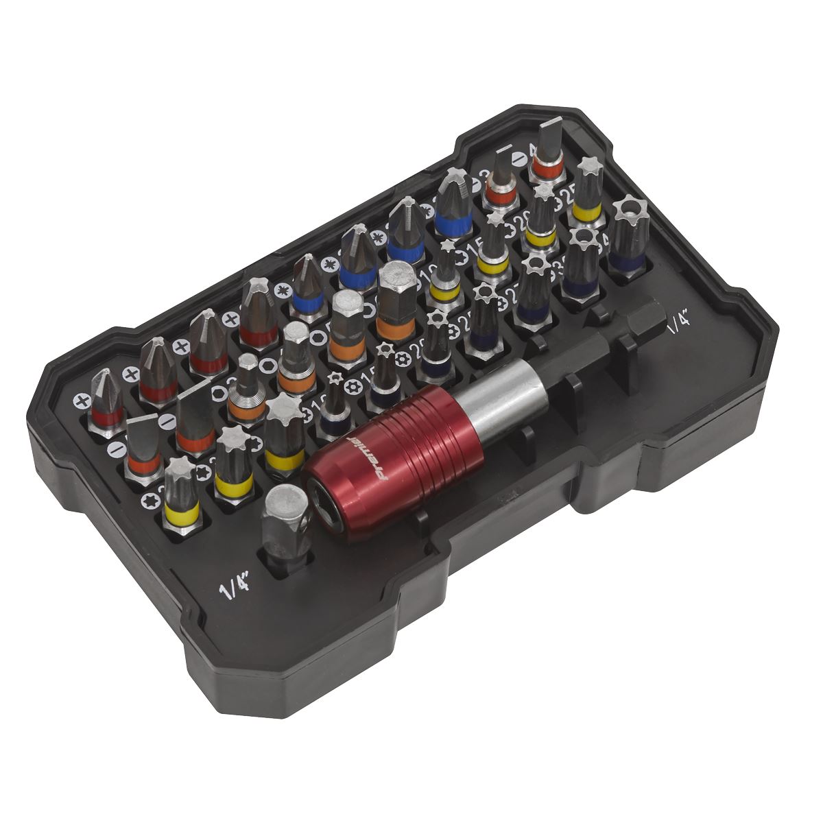 Sealey Colour-Coded Bit Set 32pc AK2110