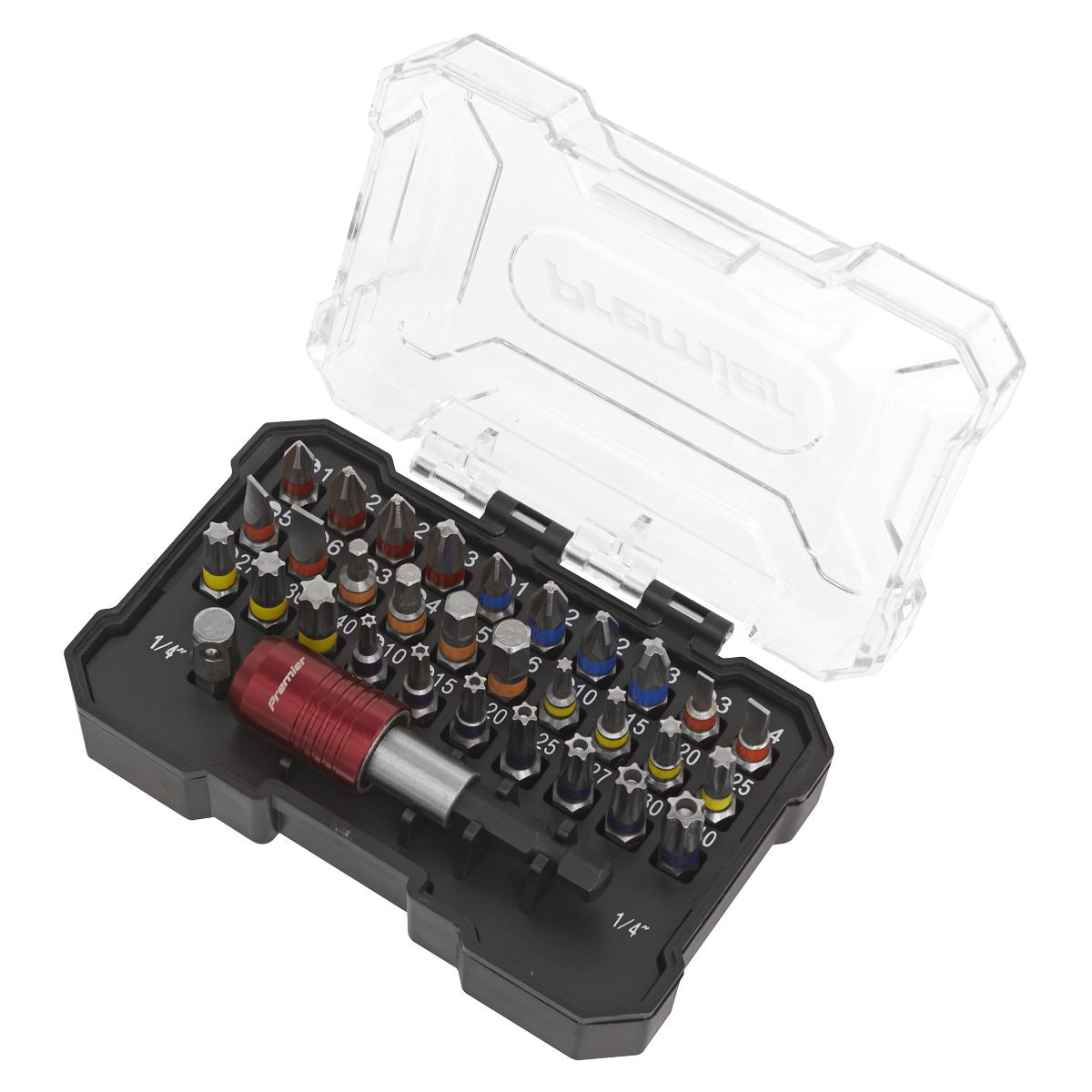 Sealey Colour-Coded Bit Set 32pc AK2110
