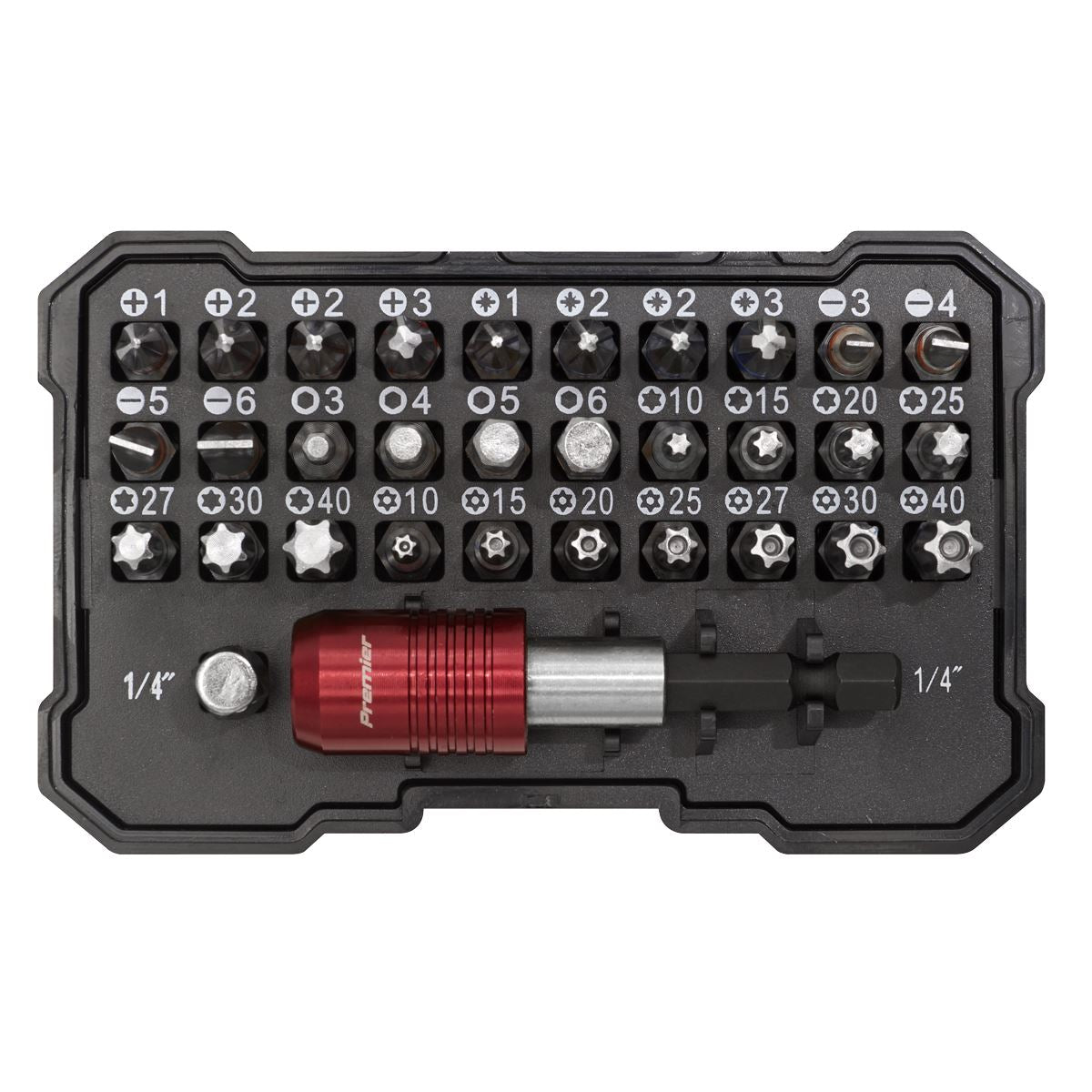 Sealey Colour-Coded Bit Set 32pc AK2110
