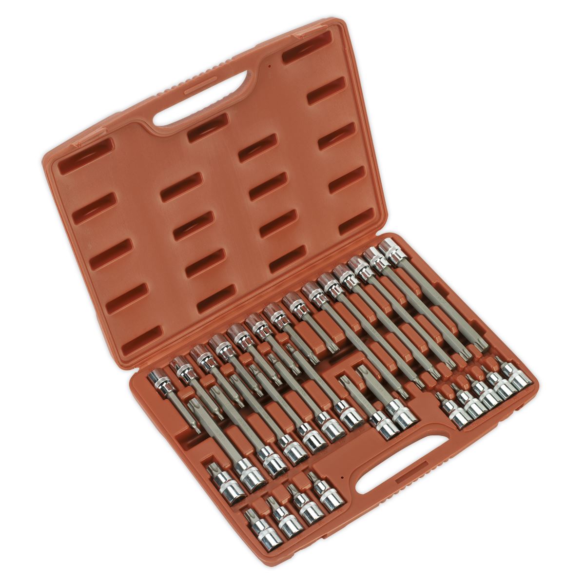 Sealey TRX-Star* Socket Bit Set 32pc 1/2"Sq Drive AK2194