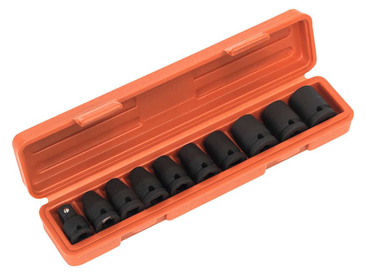 Sealey Impact Torx Star Female Socket Set 10pc 1/2"Sq Drive AK2301