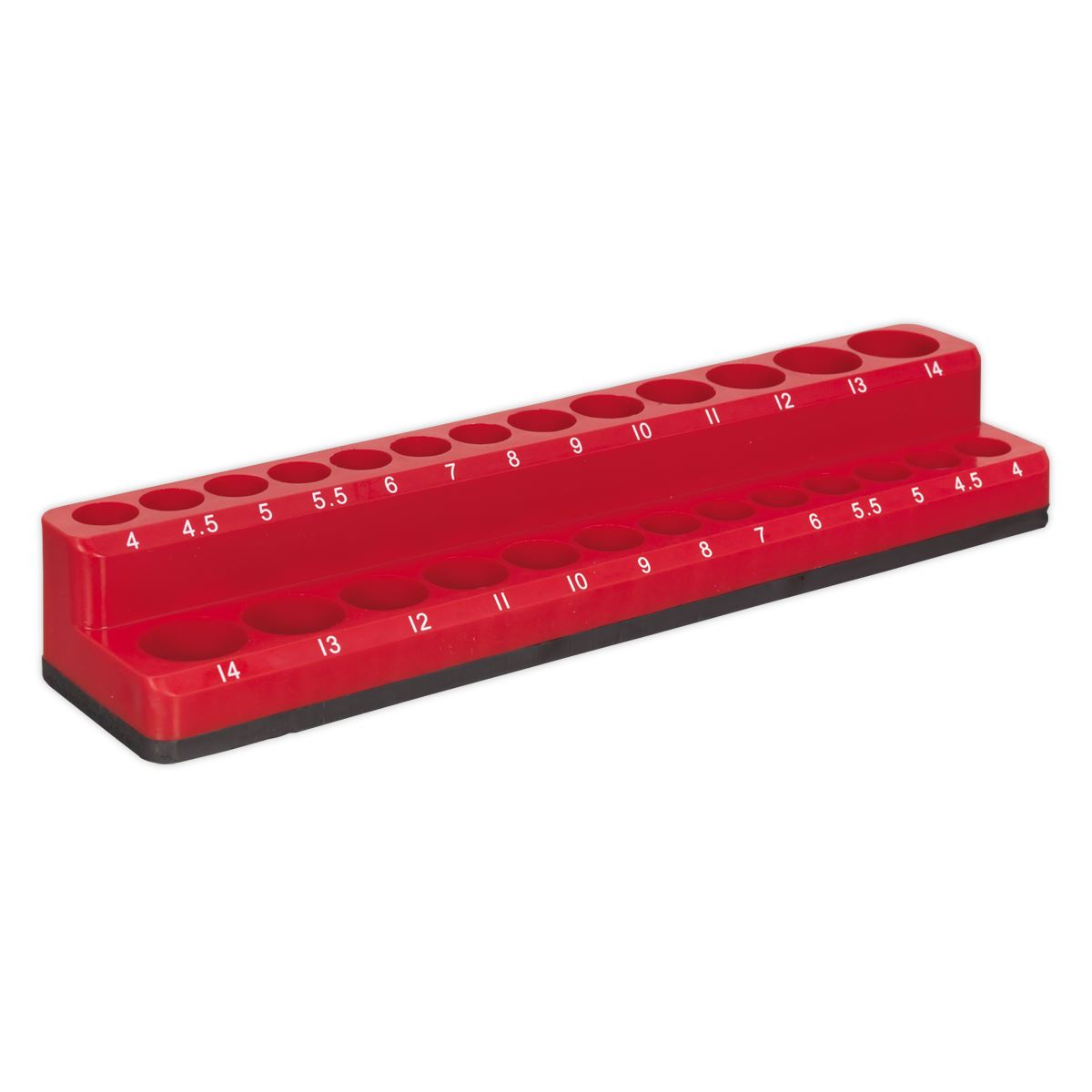 Sealey 1/4"Sq Drive Magnetic Socket Holder Capacity 26 Sockets AK27085